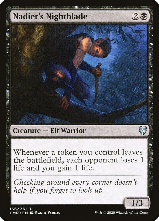 Image for Nadier's Nightblade (136) - Magic: The Gathering