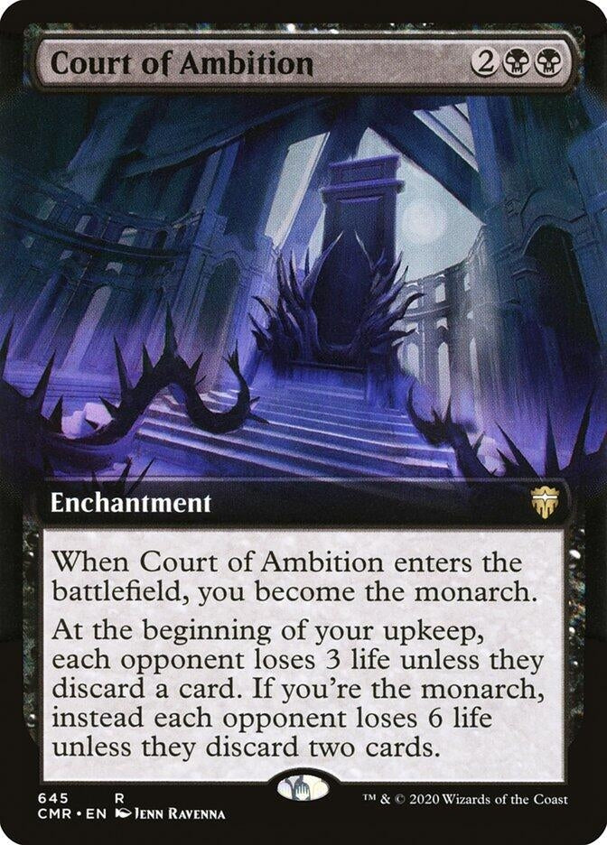 Image for Court of Ambition (Extended Art) (645) - Magic: The Gathering