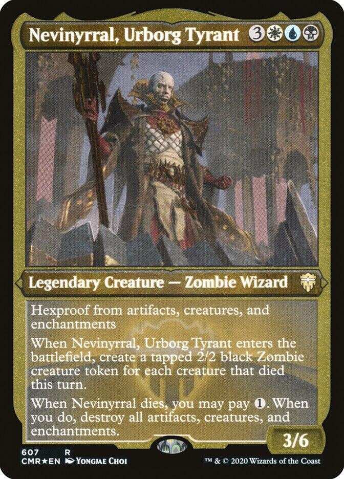Image for Nevinyrral, Urborg Tyrant (Foil Etched) (607) - Magic: The Gathering