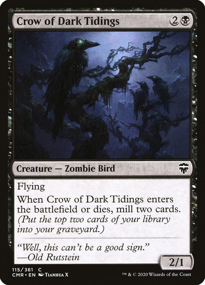 Image for Crow of Dark Tidings (115) - Magic: The Gathering