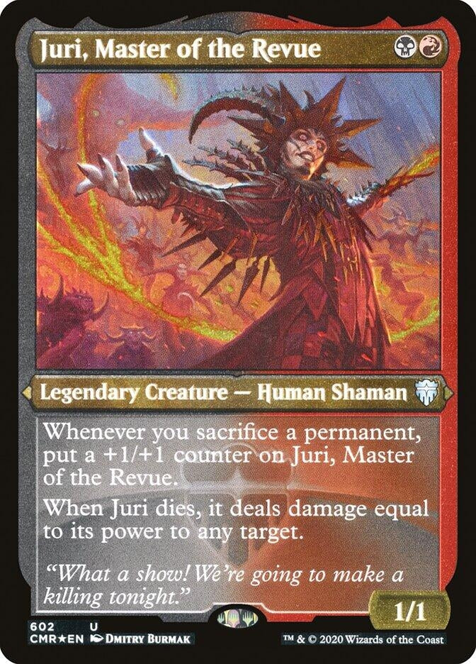 Image for Juri, Master of the Revue (Foil Etched) (602) - Magic: The Gathering