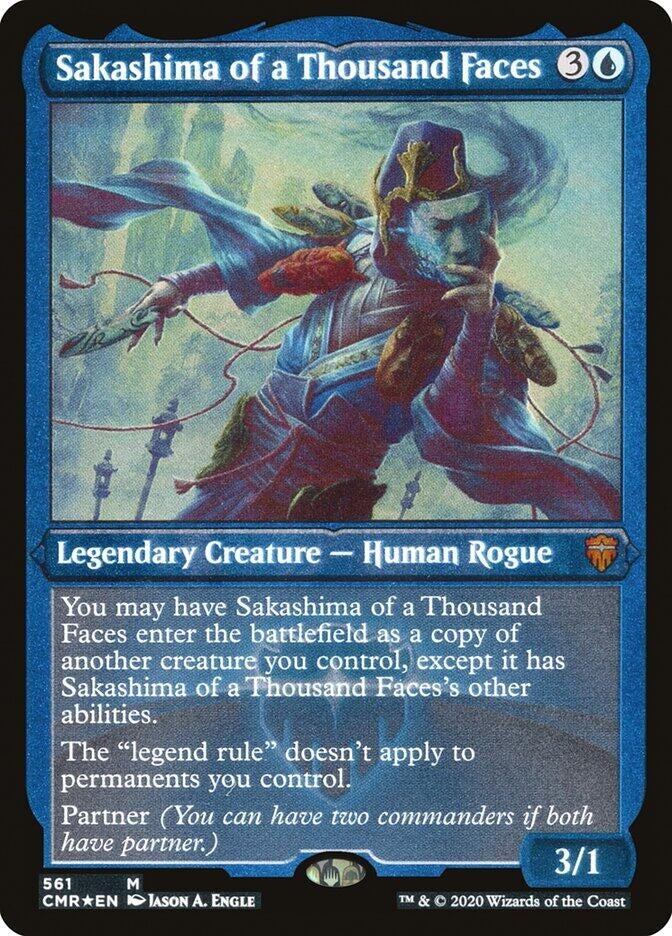 Image for Sakashima of a Thousand Faces (Foil Etched) (561) - Magic: The Gathering