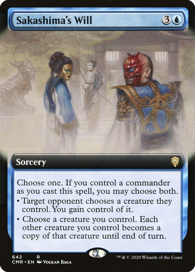 Image for Sakashima's Will (Extended Art) (642) - Magic: The Gathering