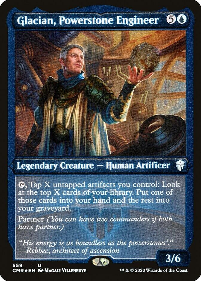 Image for Glacian, Powerstone Engineer (Foil Etched) (559) - Magic: The Gathering