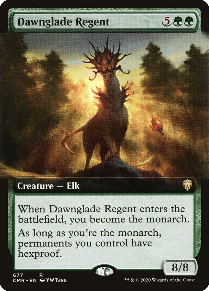 Image for Dawnglade Regent (Extended Art) (677) - Magic: The Gathering