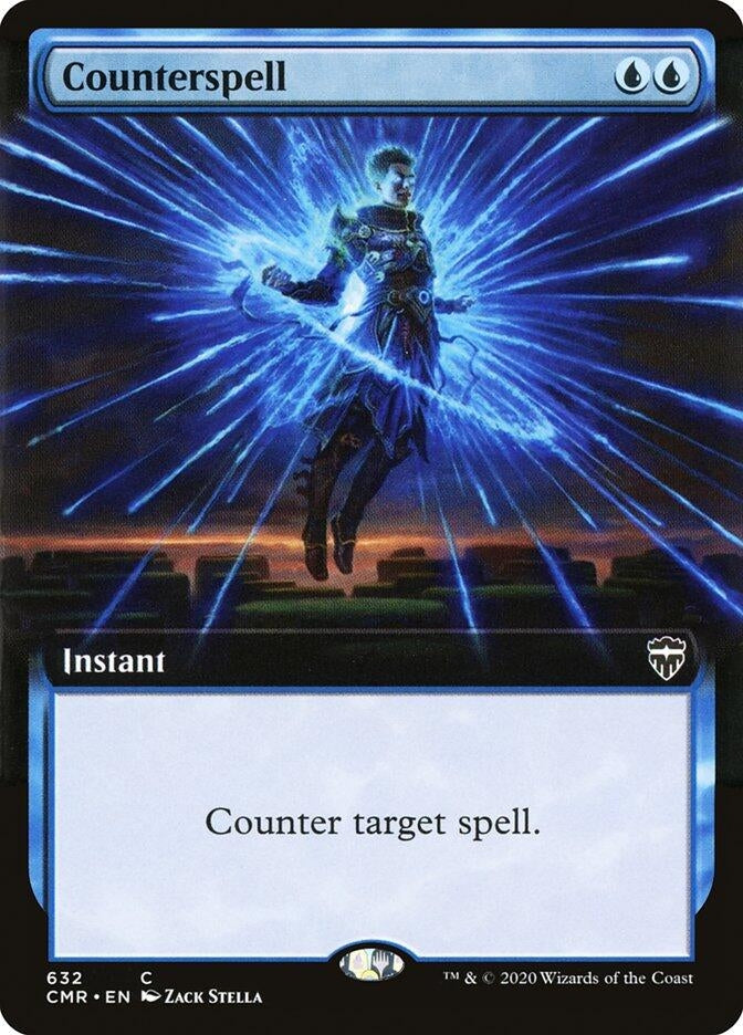 Image for Counterspell (Extended Art) (632) - Magic: The Gathering