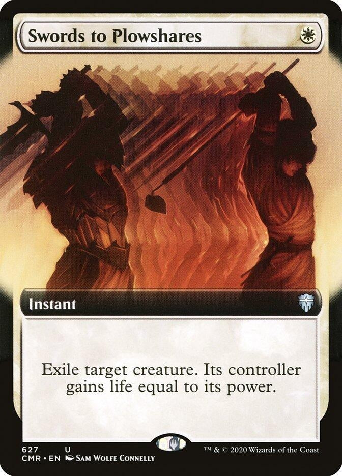 Image for Swords to Plowshares (Extended Art) (627) - Magic: The Gathering