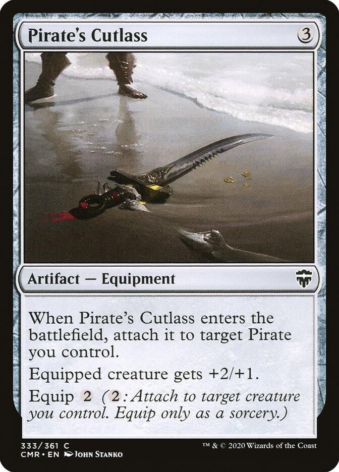 Image for Pirate's Cutlass (333) - Magic: The Gathering