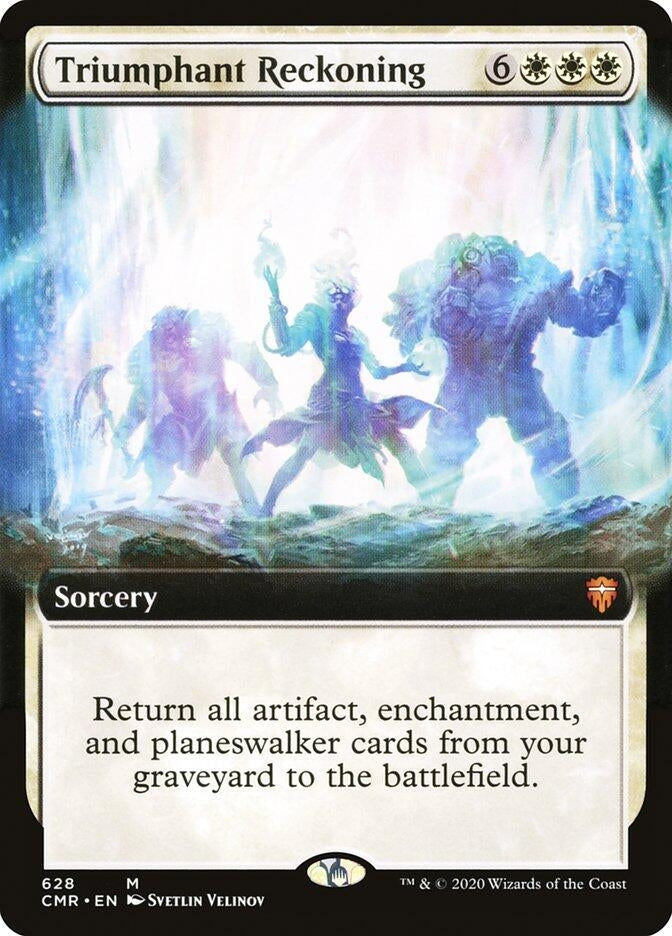 Image for Triumphant Reckoning (Extended Art) (628) - Magic: The Gathering