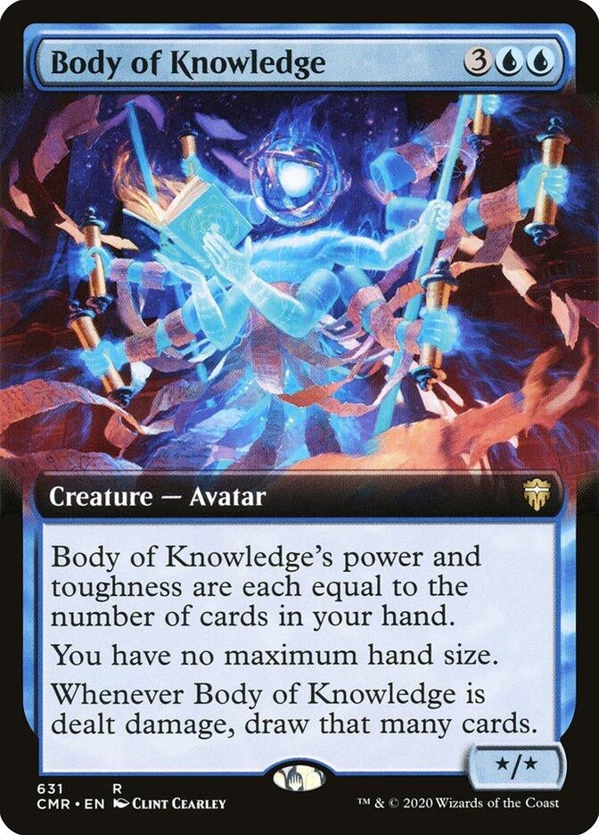 Image for Body of Knowledge (Extended Art) (631) - Magic: The Gathering