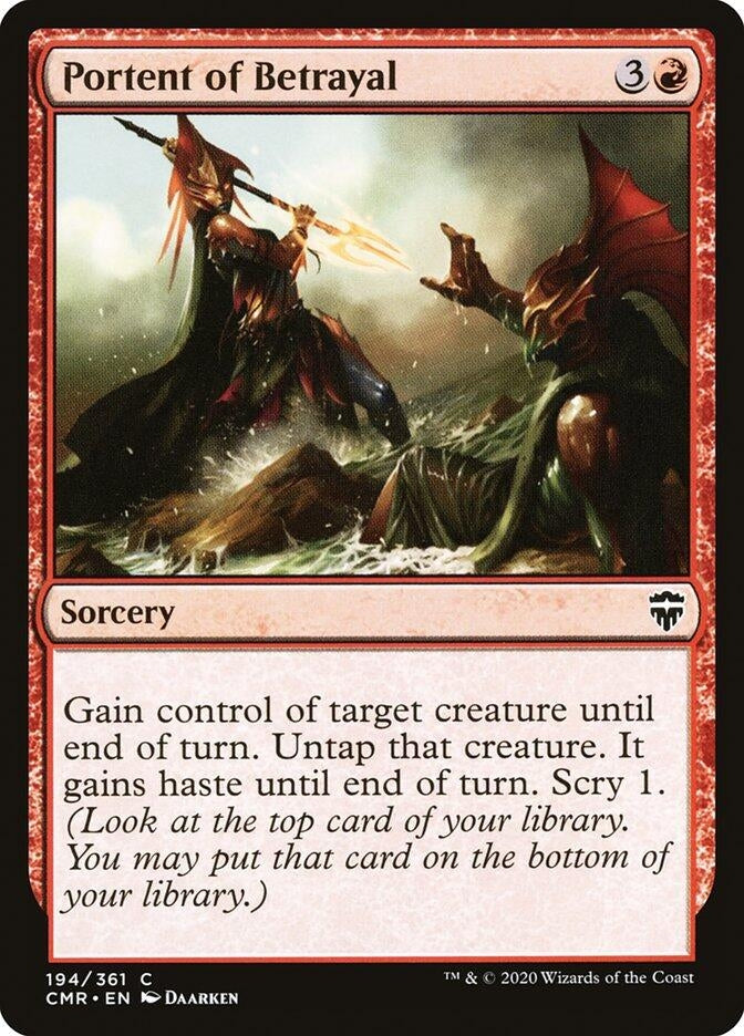 Image for Portent of Betrayal (194) - Magic: The Gathering