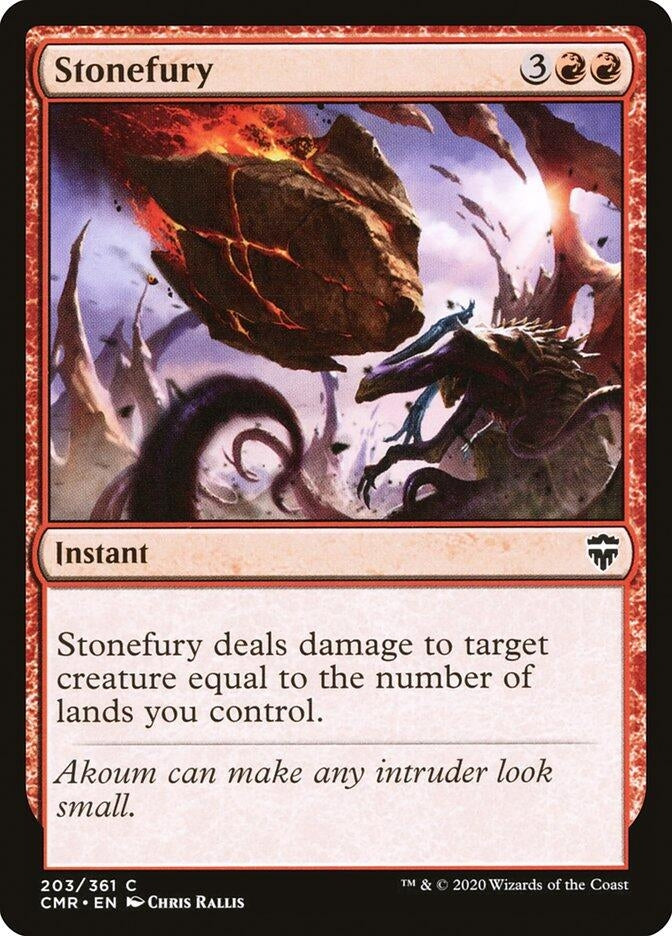 Image for Stonefury (203) - Magic: The Gathering