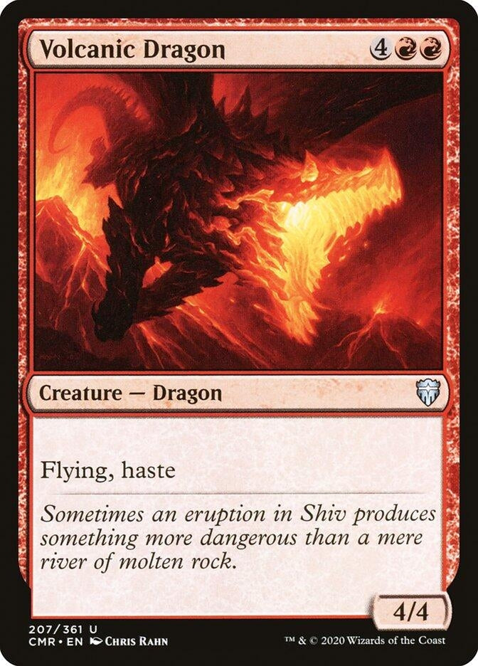 Image for Volcanic Dragon (207) - Magic: The Gathering