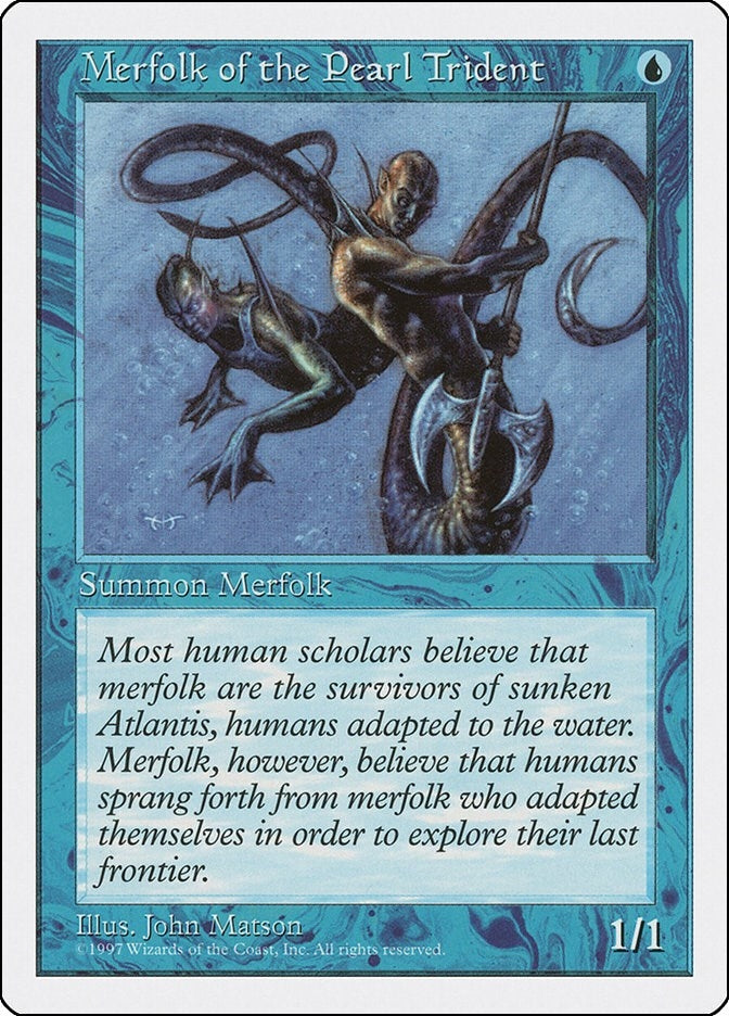 Image for Merfolk of the Pearl Trident - Magic: The Gathering