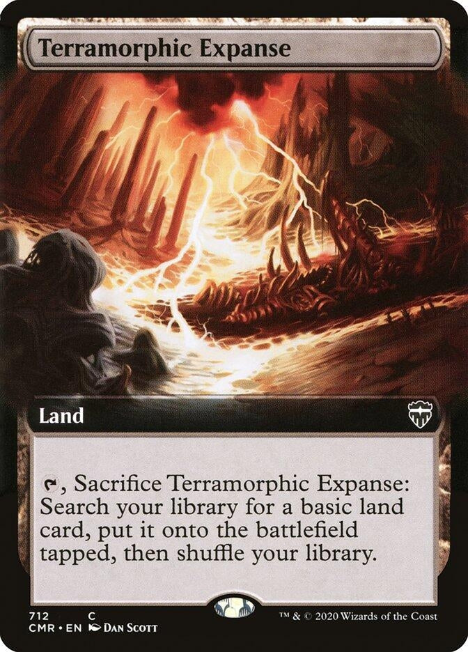 Image for Terramorphic Expanse (Extended Art) (712) - Magic: The Gathering