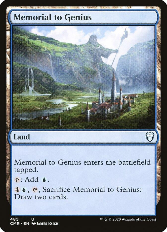 Image for Memorial to Genius (485) - Magic: The Gathering
