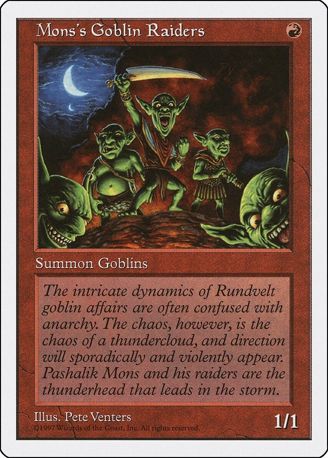 Image for Mons's Goblin Raiders - Magic: The Gathering
