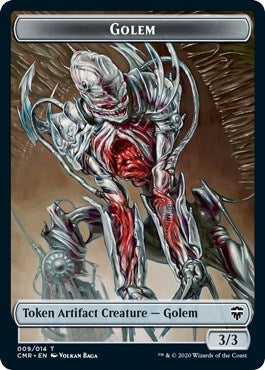 Image for Golem // Rock Double-Sided Token (9 // 11) - Magic: The Gathering
