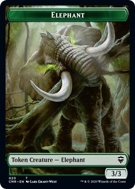 Image for Elephant // Soldier Double-Sided Token (20 // 16) - Magic: The Gathering