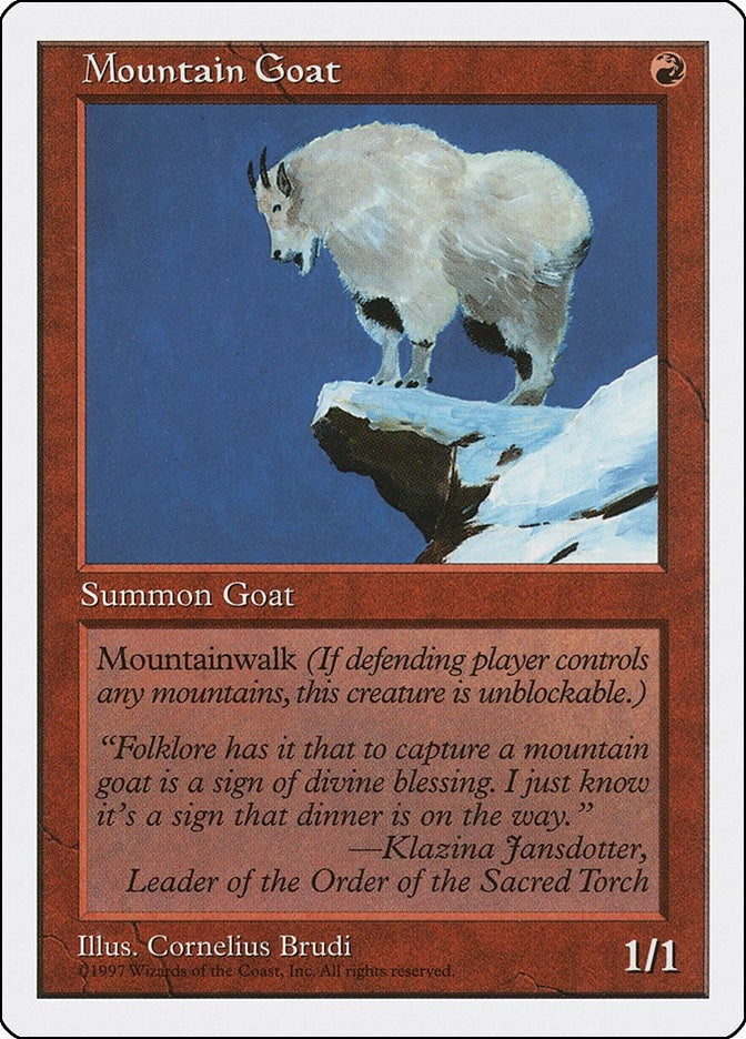 Image for Mountain Goat - Magic: The Gathering