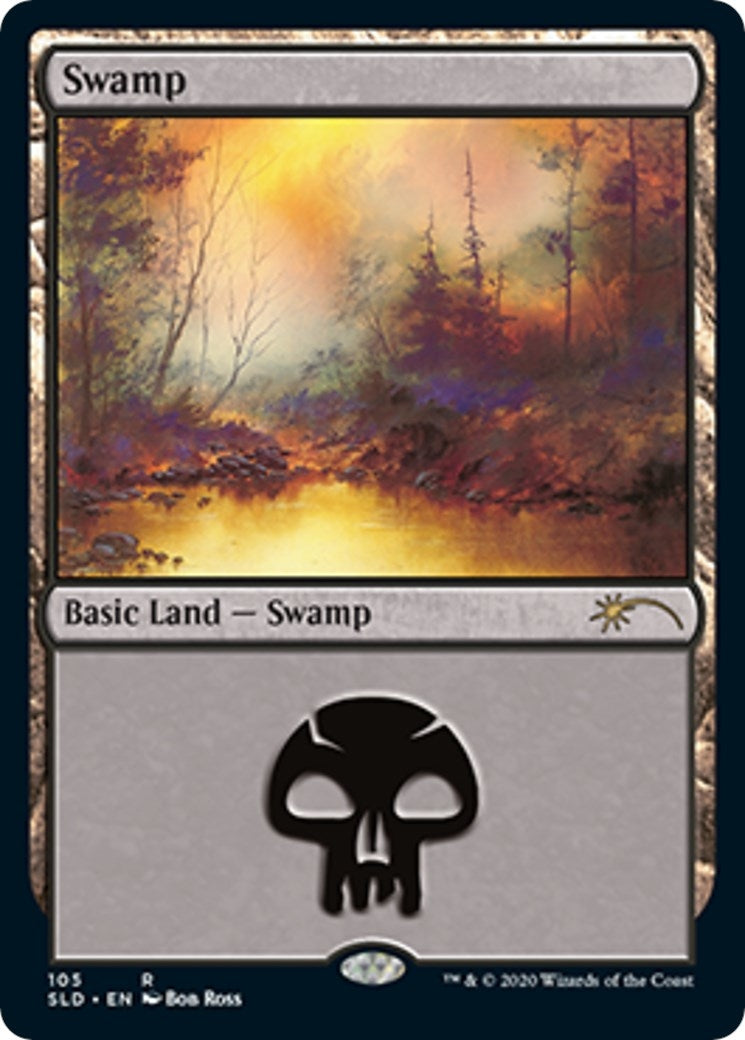 Image for Swamp (105) (Bob Ross) (105) - Magic: The Gathering