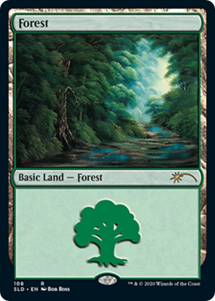 Image for Forest (108) (Bob Ross) (108) - Magic: The Gathering