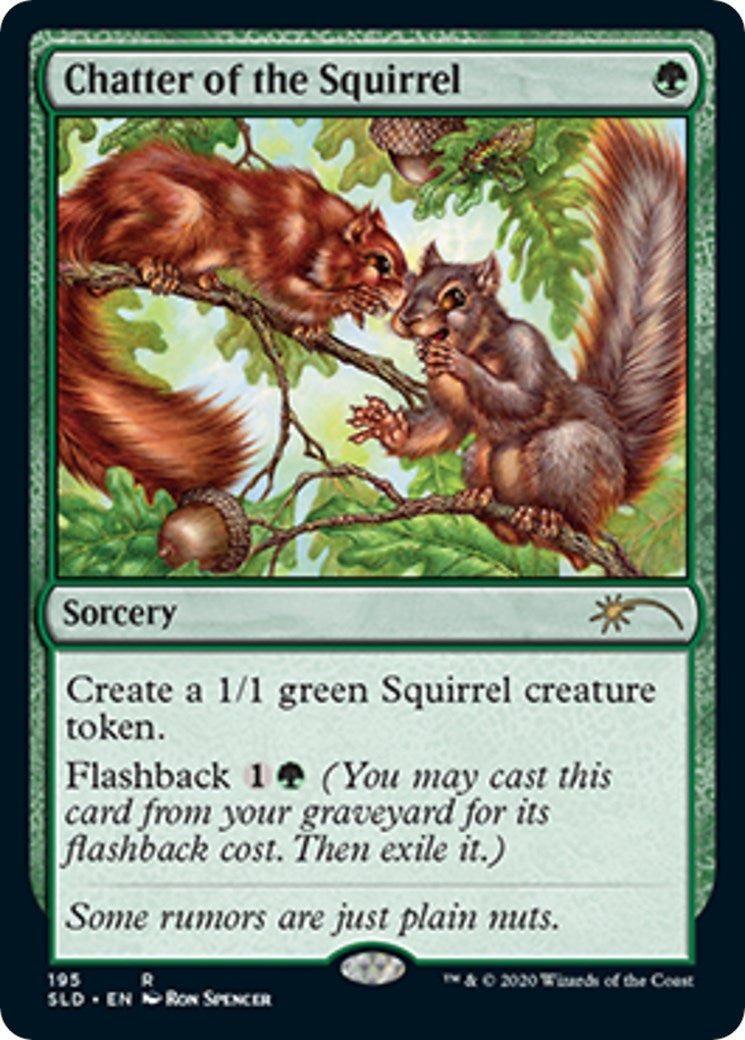 Image for Chatter of the Squirrel (195) - Magic: The Gathering