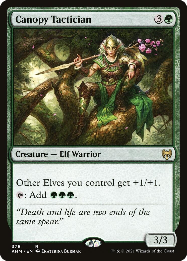 Image for Canopy Tactician (378) - Magic: The Gathering