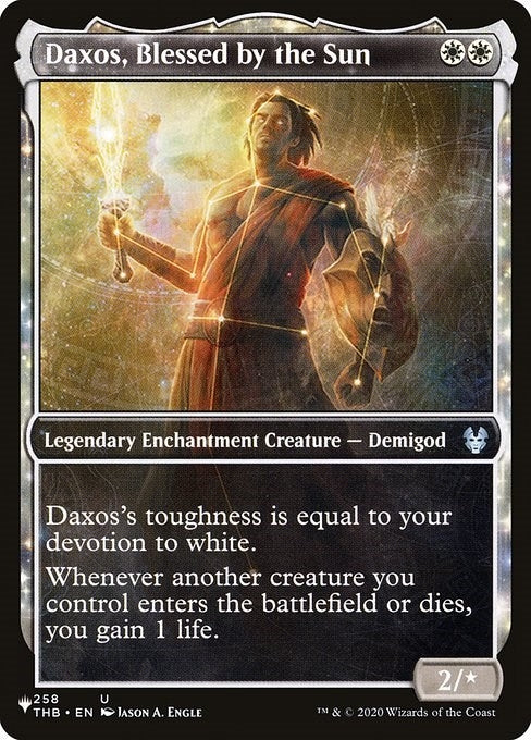 Image for Daxos, Blessed by the Sun (Showcase) (258/254) (LIST) - Magic: The Gathering
