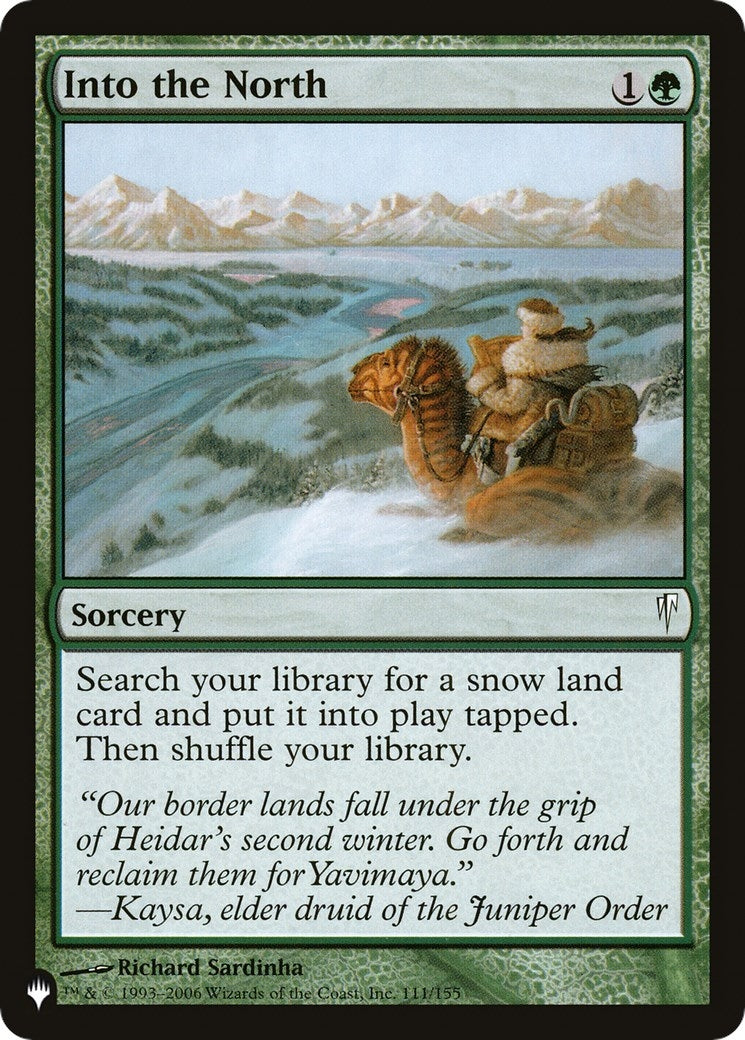 Image for Into the North (111/155) (LIST) - Magic: The Gathering