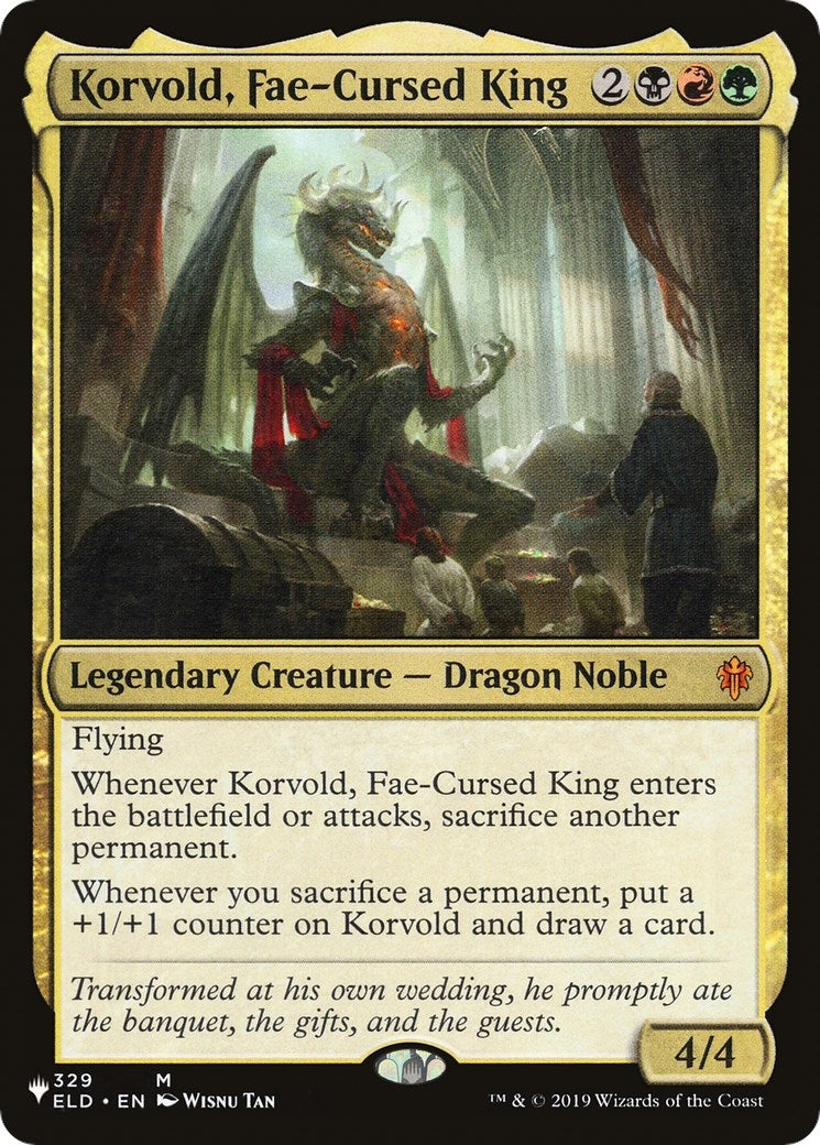Image for Korvold, Fae-Cursed King (329/269) (LIST) - Magic: The Gathering