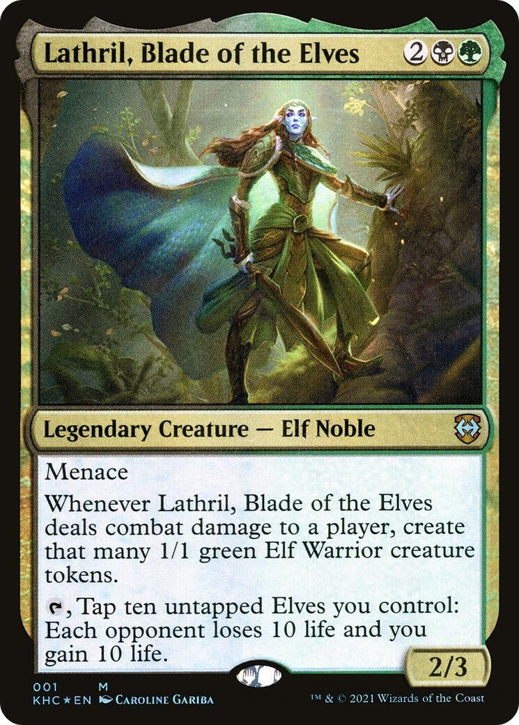Image for Lathril, Blade of the Elves (1) - Magic: The Gathering