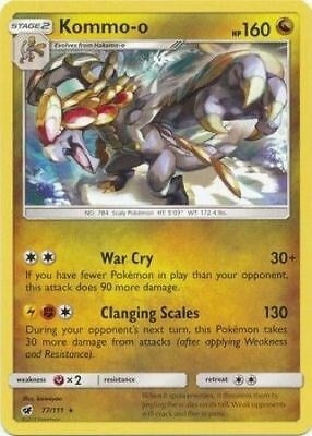 Image for Kommo-o - 77/111 (Cracked Ice Holo) (077/111) (PR) - Pokemon