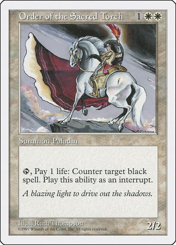Image for Order of the Sacred Torch - Magic: The Gathering