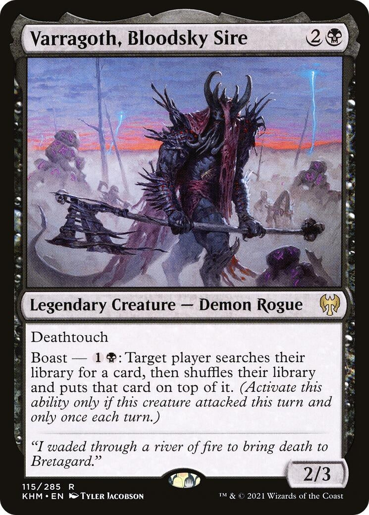 Image for Varragoth, Bloodsky Sire (115) (KHM) - Magic: The Gathering