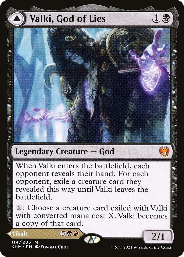 Image for Valki, God of Lies (114) - Magic: The Gathering