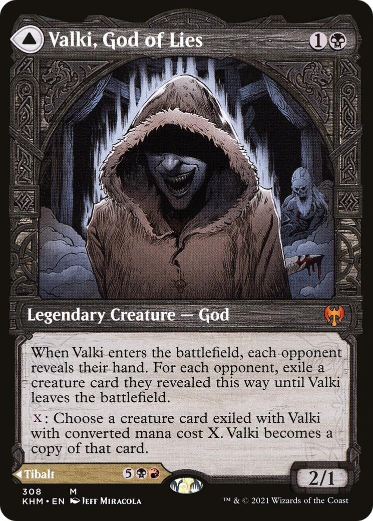 Image for Valki, God of Lies (Showcase) (308) (KHM) - Magic: The Gathering