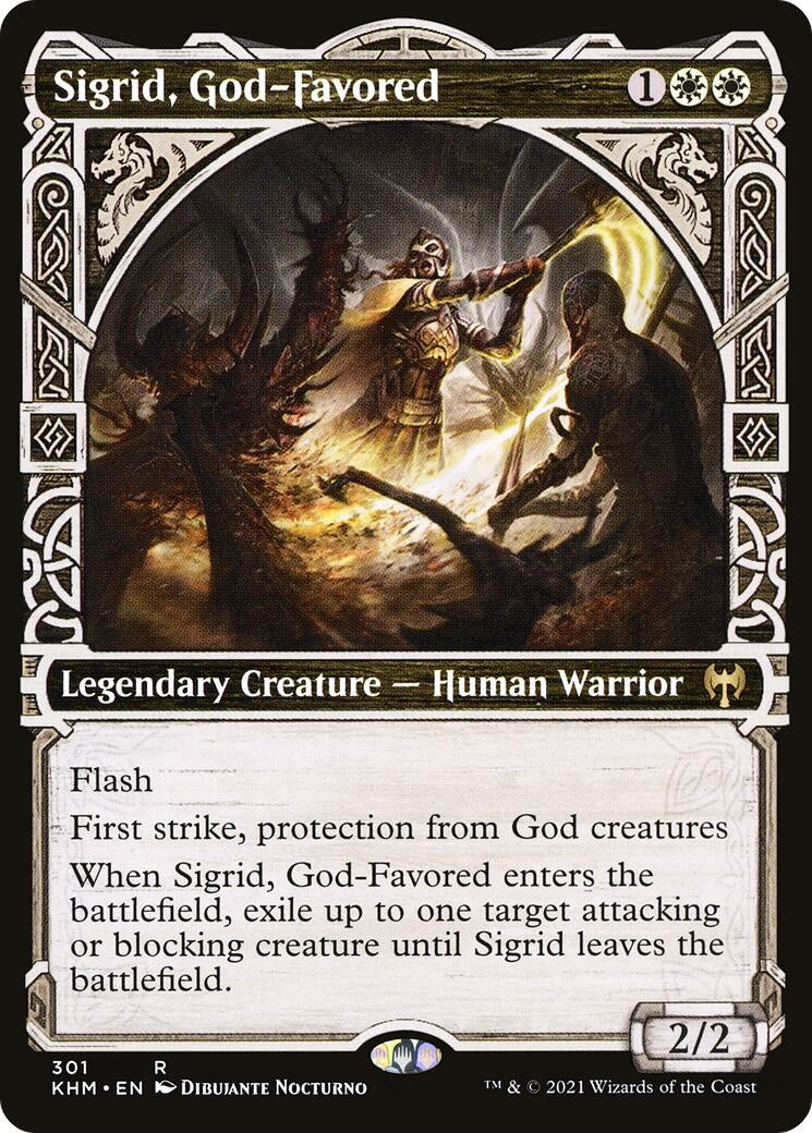Image for Sigrid, God-Favored (Showcase) (301) (KHM) - Magic: The Gathering
