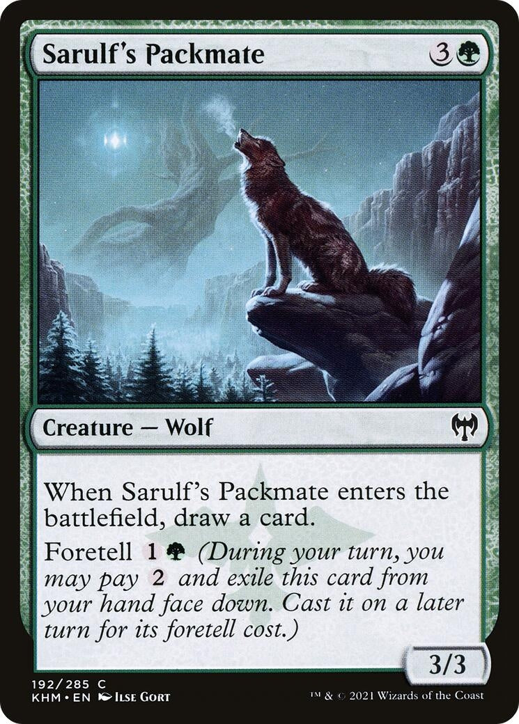Image for Sarulf's Packmate (192) (KHM) - Magic: The Gathering