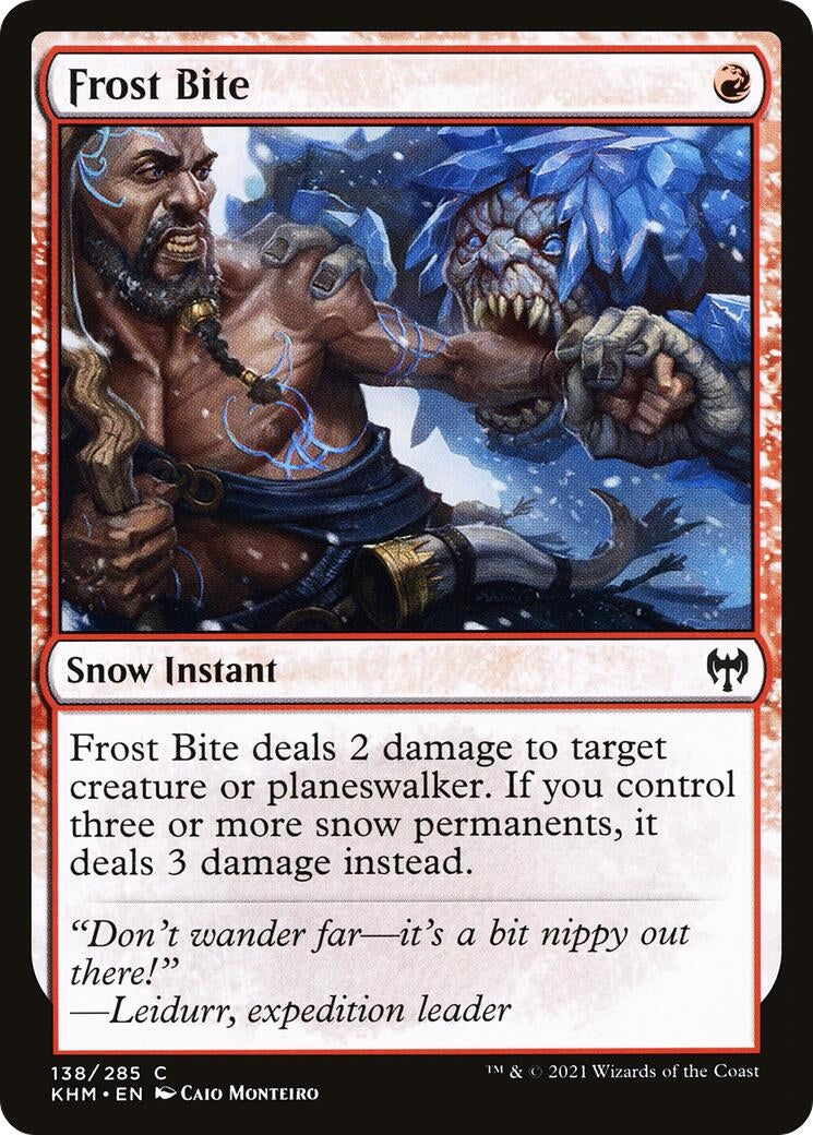 Image for Frost Bite (138) (KHM) - Magic: The Gathering