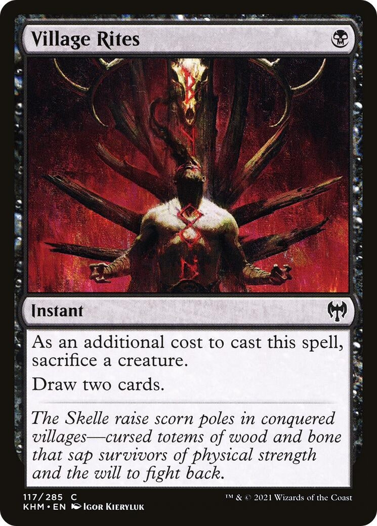 Image for Village Rites (117) (KHM) - Magic: The Gathering
