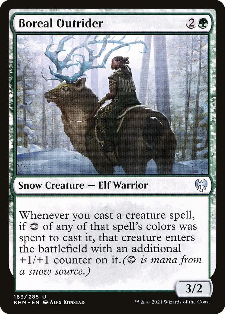 Image for Boreal Outrider (163) (KHM) - Magic: The Gathering