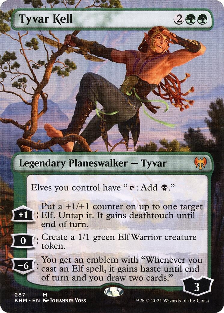 Image for Tyvar Kell (Borderless) (287) (KHM) - Magic: The Gathering