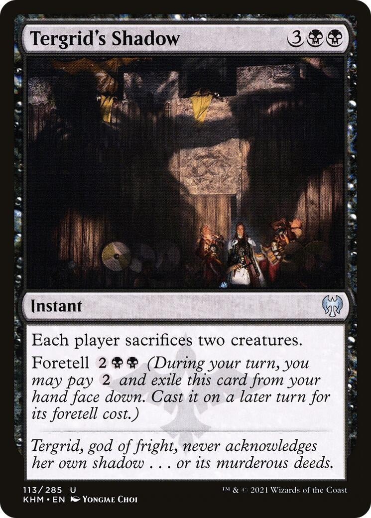 Image for Tergrid's Shadow (113) (KHM) - Magic: The Gathering