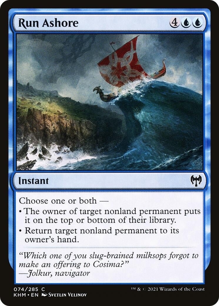 Image for Run Ashore (74) (KHM) - Magic: The Gathering