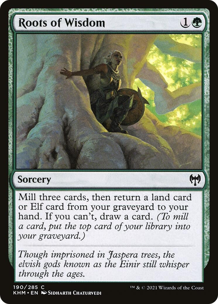 Image for Roots of Wisdom (190) (KHM) - Magic: The Gathering