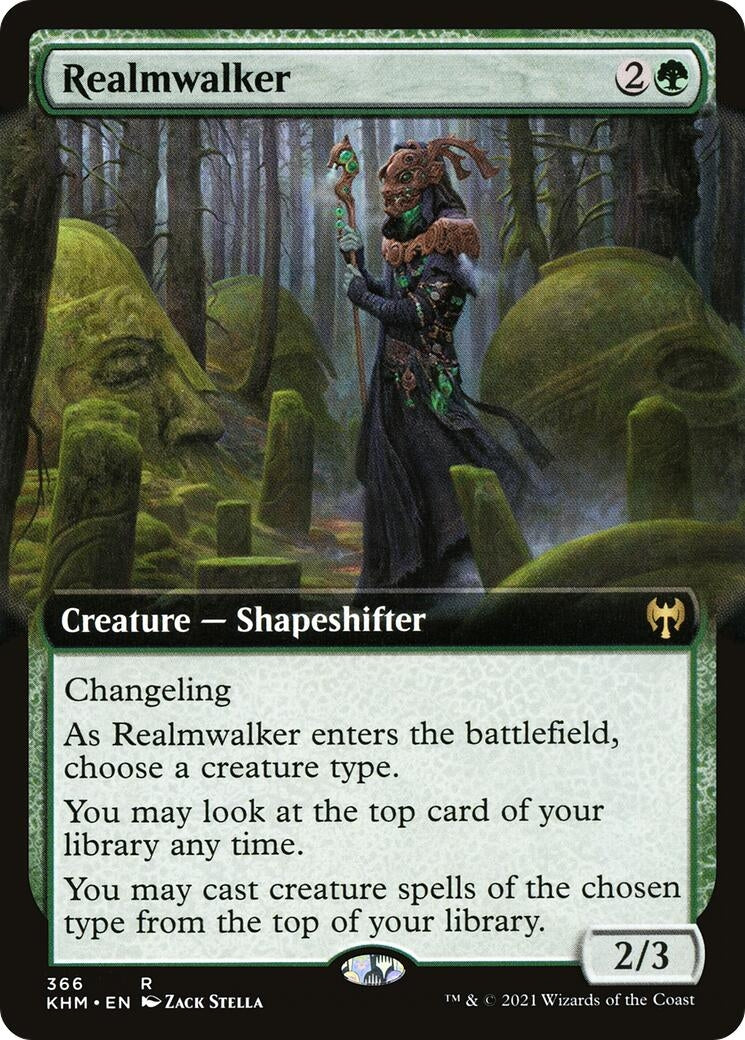 Image for Realmwalker (Extended Art) (366) - Magic: The Gathering