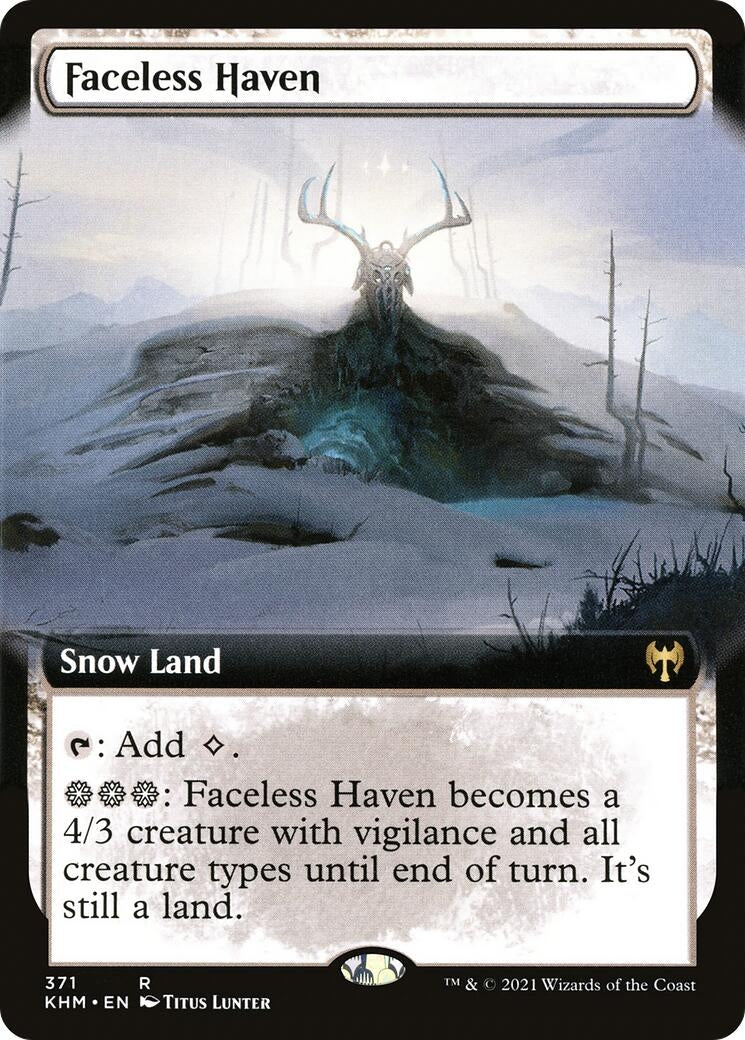 Image for Faceless Haven (Extended Art) (371) (KHM) - Magic: The Gathering