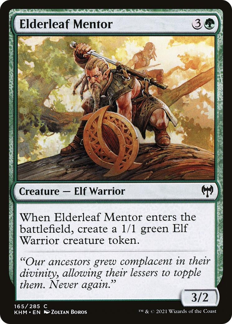 Image for Elderleaf Mentor (165) (KHM) - Magic: The Gathering