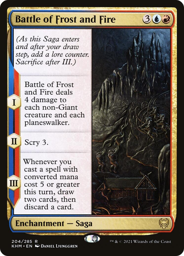 Image for Battle of Frost and Fire (204) (KHM) - Magic: The Gathering